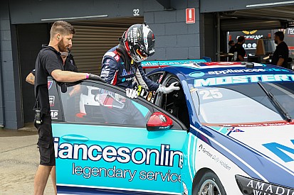 Mostert turns first Holden Supercars laps