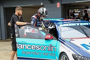 Mostert turns first Holden Supercars laps