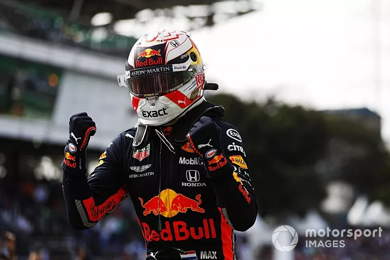 Ganador Max Verstappen, Red Bull Racing celebra