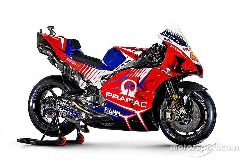 Ecco la nuova livrea delle Ducati del Pramac Racing