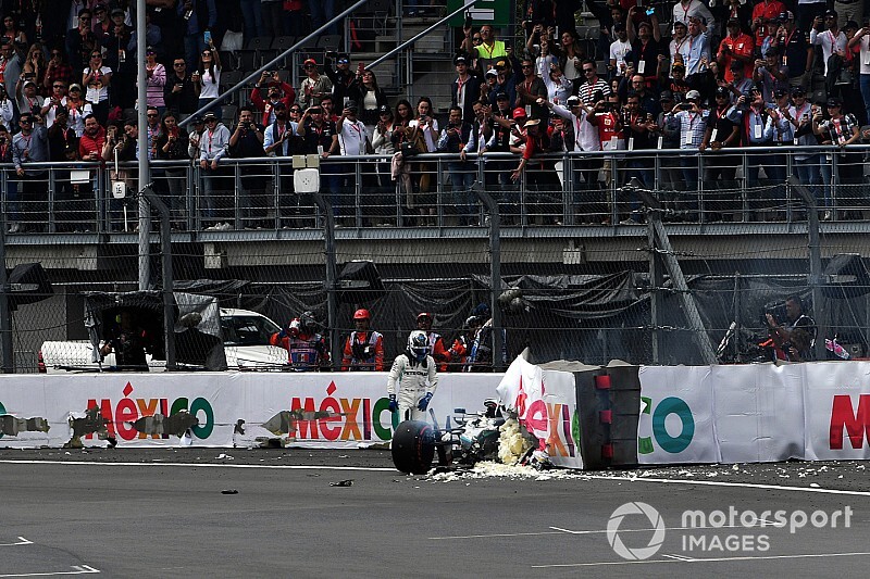 FIA revisará la barrera con la que impactó Bottas en México