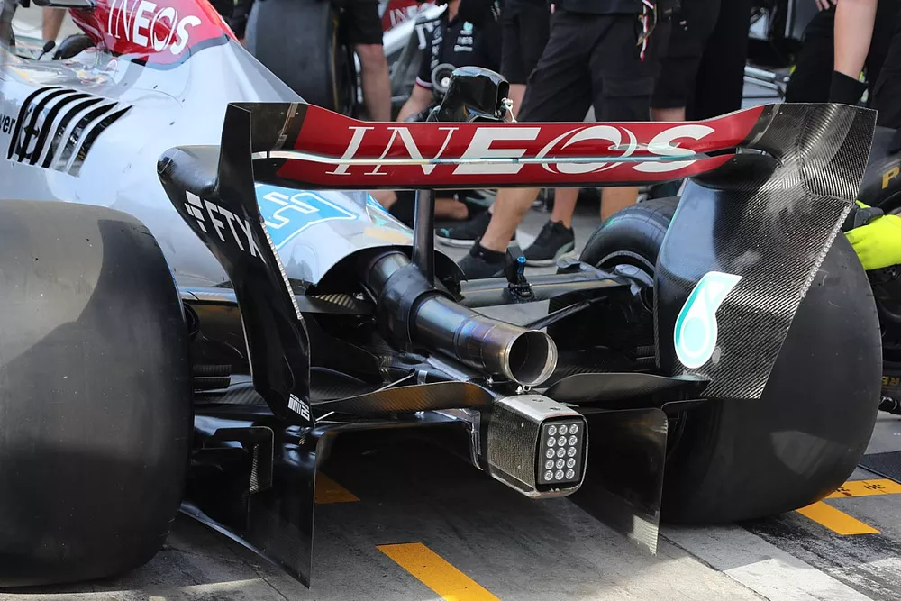 Mercedes W13 technical detail
