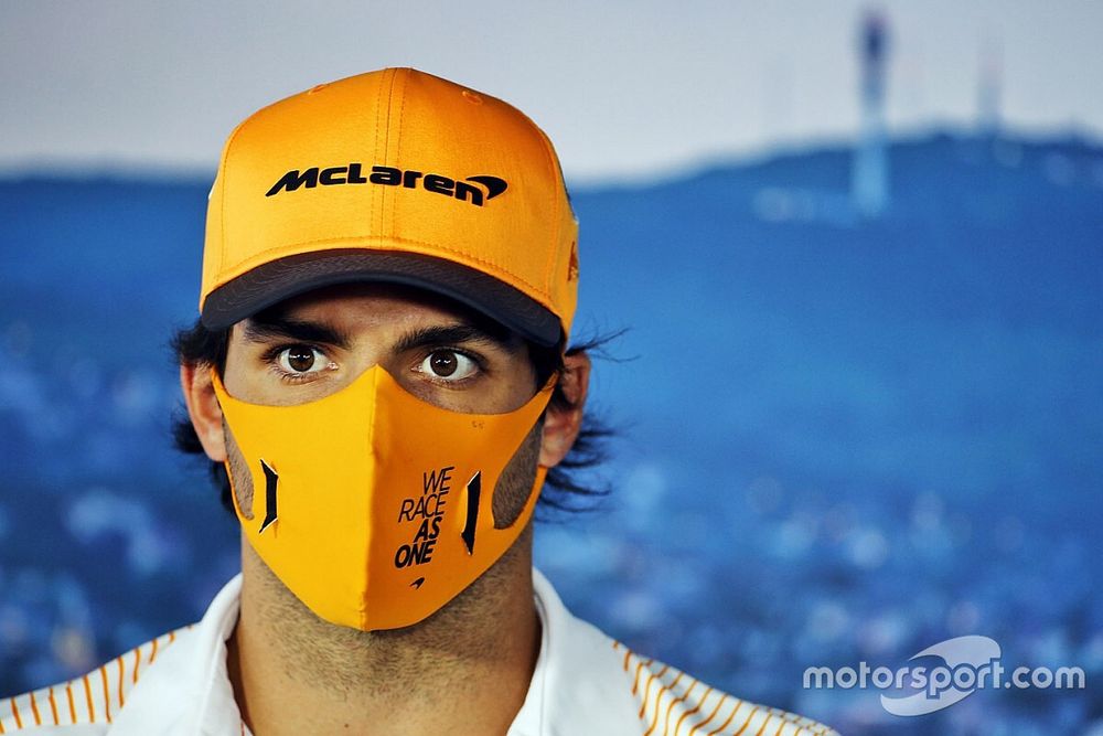 Carlos Sainz Jr., McLaren en conférence de presse