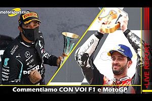 REPORT LIVE F1 e MotoGP: commentiamo CON VOI le gare