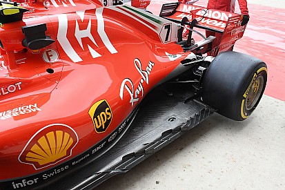 Ferrari test radicale vloer in vrijdagtrainingen Austin