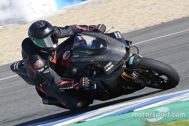 Lewis Hamilton test de Yamaha Superbike
