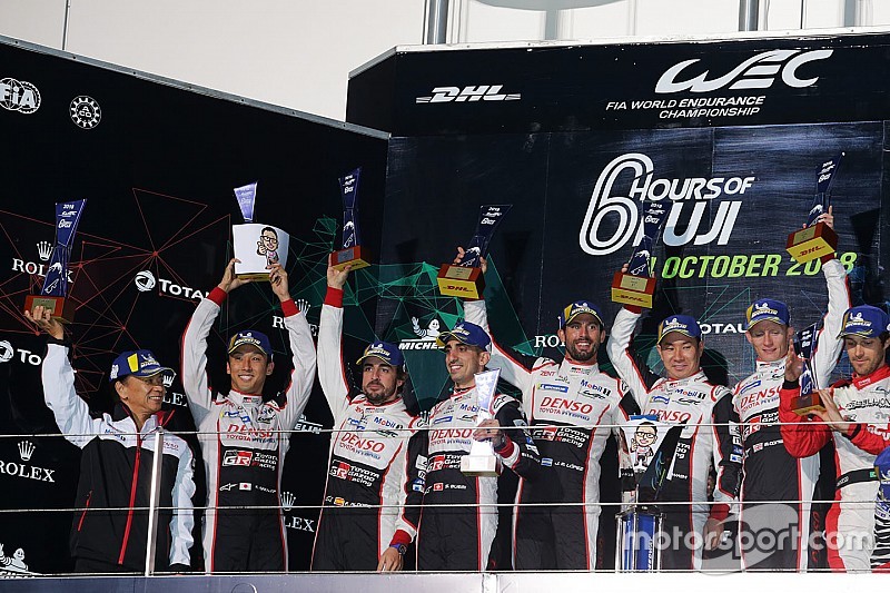 WEC富士6小时:丰田7号车组赛季首胜,成龙DC车队LMP2组“二连胜”
