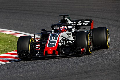 Fire cost Grosjean telemetry in Japanese GP