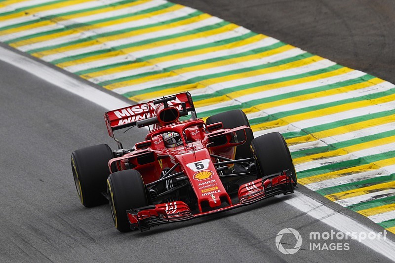 Vettel fue el más rápido antes de la clasificación en Brasil