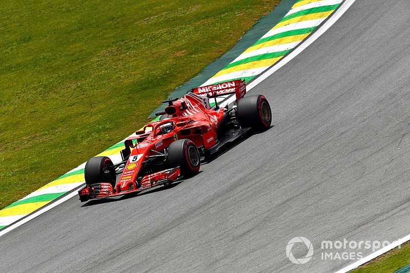Vettel snelste in afsluitende training Brazilië, Verstappen vijfde