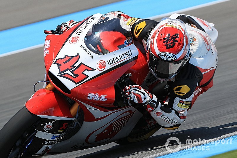 Moto2日本FP1|シュロッター首位。長島4番手! マルケス激しく転倒