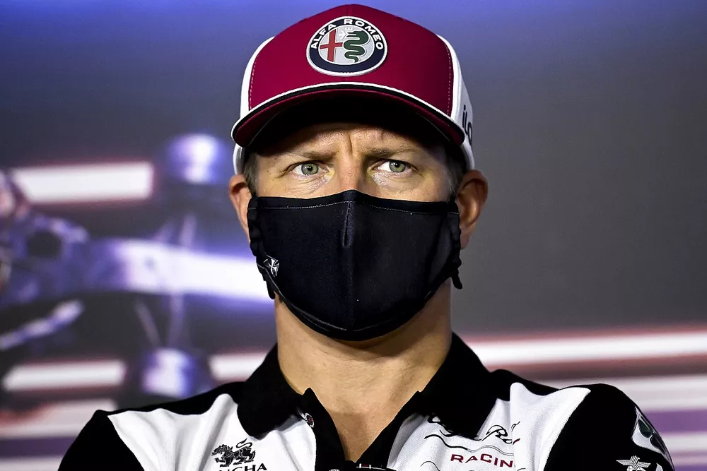 Kimi Raikkonen, Alfa Romeo Racing in the Press Conference