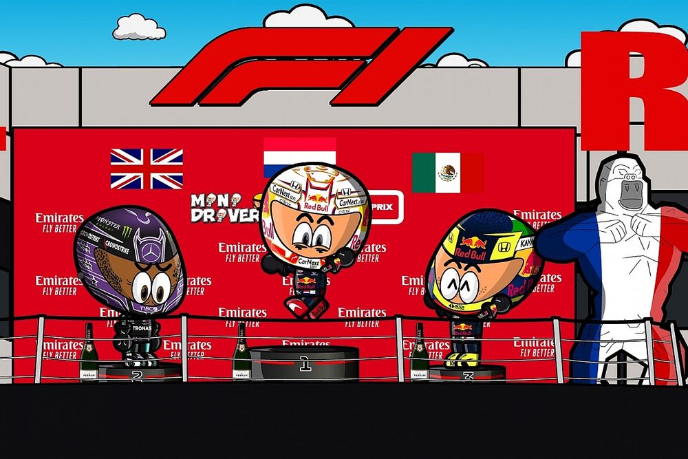 Vídeo: el intenso GP de Francia 2021 de F1 según MiniDrivers