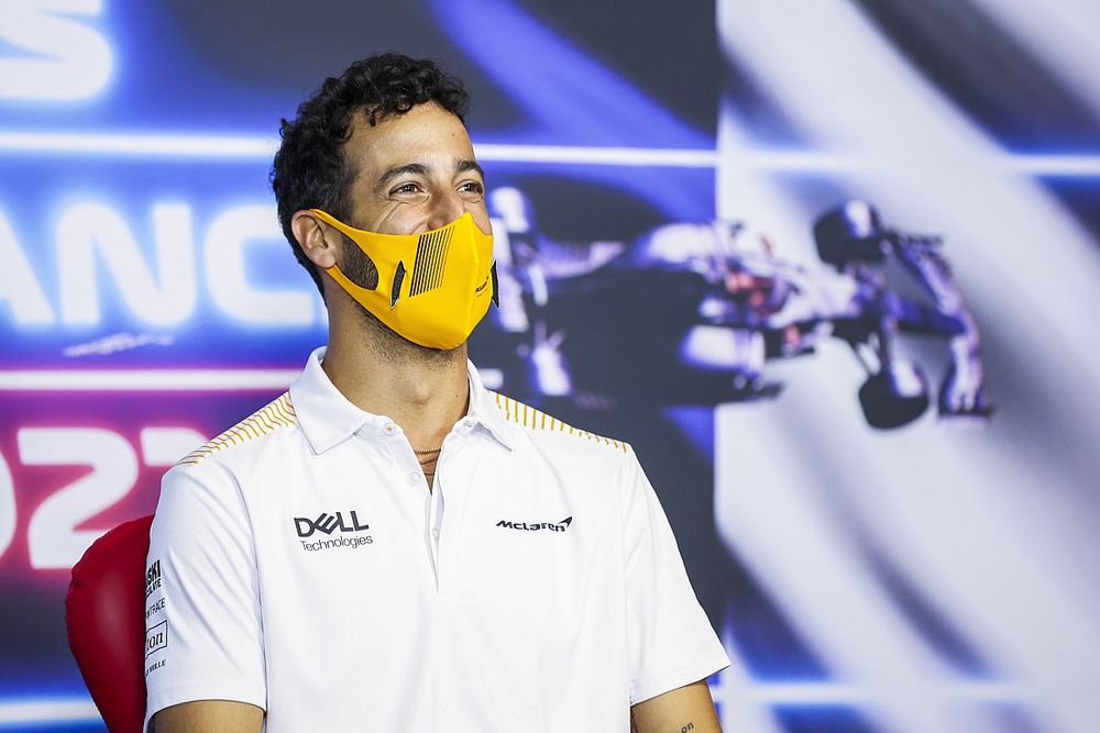 Daniel Ricciardo, McLaren in the Press Conference