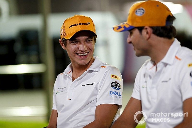 Lando Norris, McLaren and Carlos Sainz Jr., McLaren 