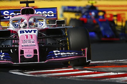 Perez: Albon "crashed into me" late in Hungarian GP
