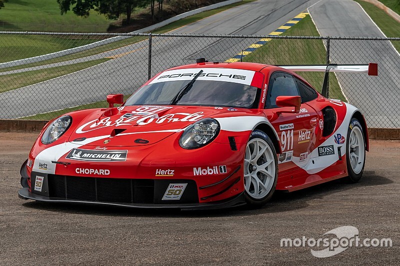 Fotogallery: la bella livrea Coca-Cola della Porsche nell'IMSA