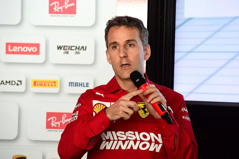I&ntilde;aki Rueda, chef de la strat&eacute;gie chez Ferrari.