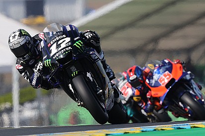 Le Mans MotoGP: Vinales tops crash-filled FP2