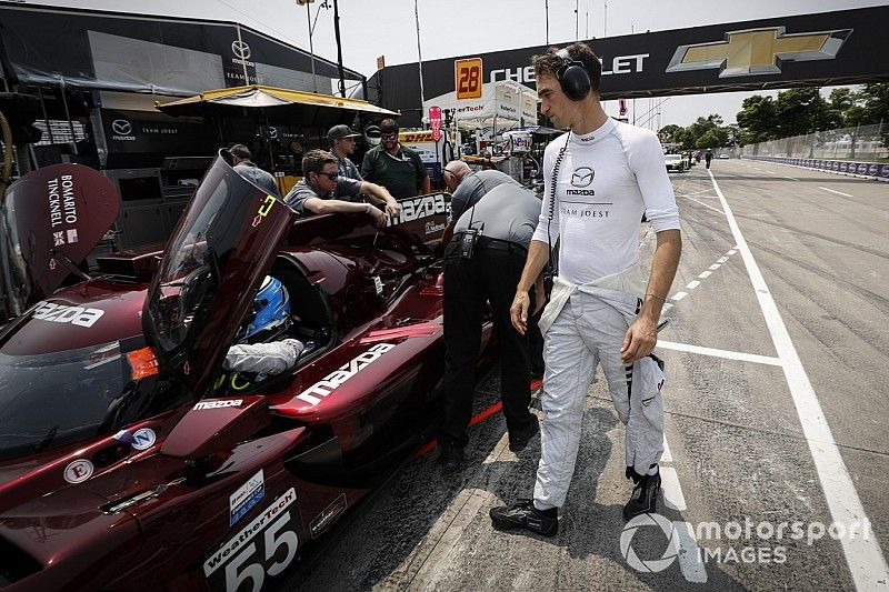 Detroit IMSA: Tincknell’s Mazda leads raceday warm-up