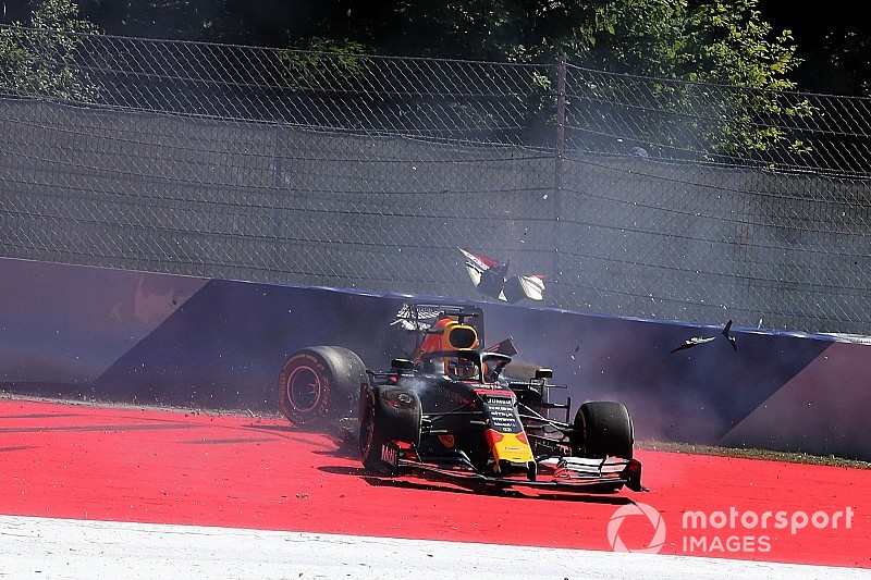 Képeken Verstappen nagy elszállása az Osztrák Nagydíjról
