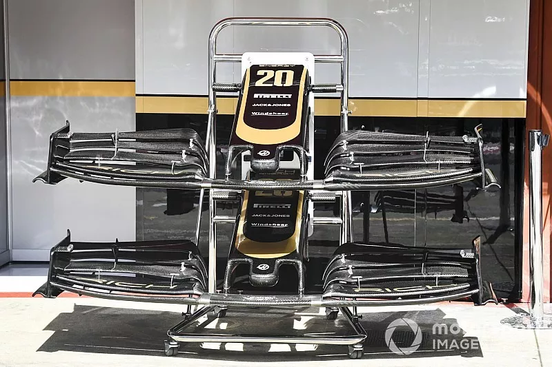 Aler&oacute;n delantero del Haas F1 Team VF-19