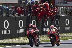 MotoGP Italia: Petrucci taklukkan Marquez, Rossi terjatuh