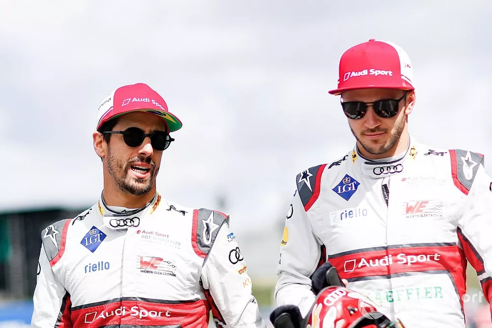 Lucas Di Grassi, Audi Sport ABT Schaeffler, et Daniel Abt, Audi Sport ABT Schaeffler 