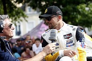 Marcel Fässler in pista con la Corvette Racing a Mosport