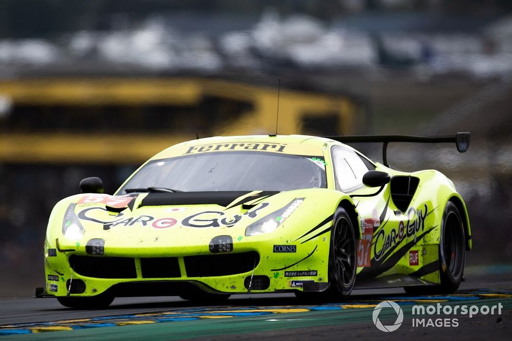 #57 CarGuy Racing, Ferrari 488 GTE: Takeshi Kimura, Kei Cozzolino, Come Ledogar 