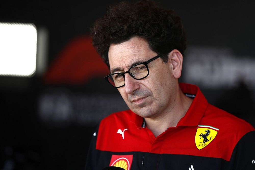 Mattia Binotto, Team Principal, Ferrari, during an interview