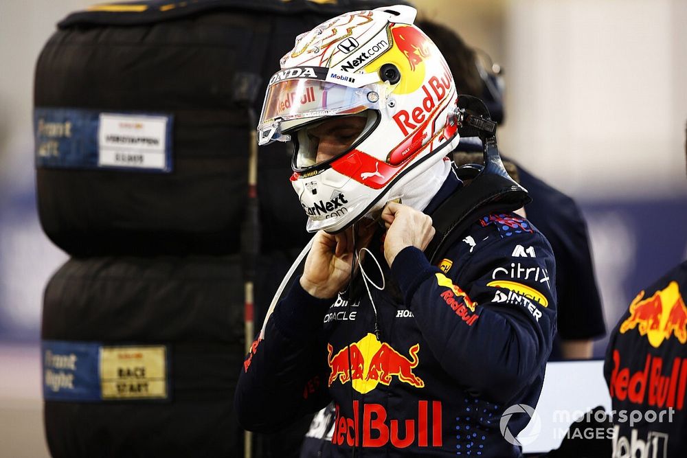 Max Verstappen, Red Bull Racing, on the grid