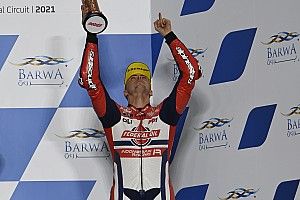 Podium Emosional Di Giannantonio di Moto2 Qatar