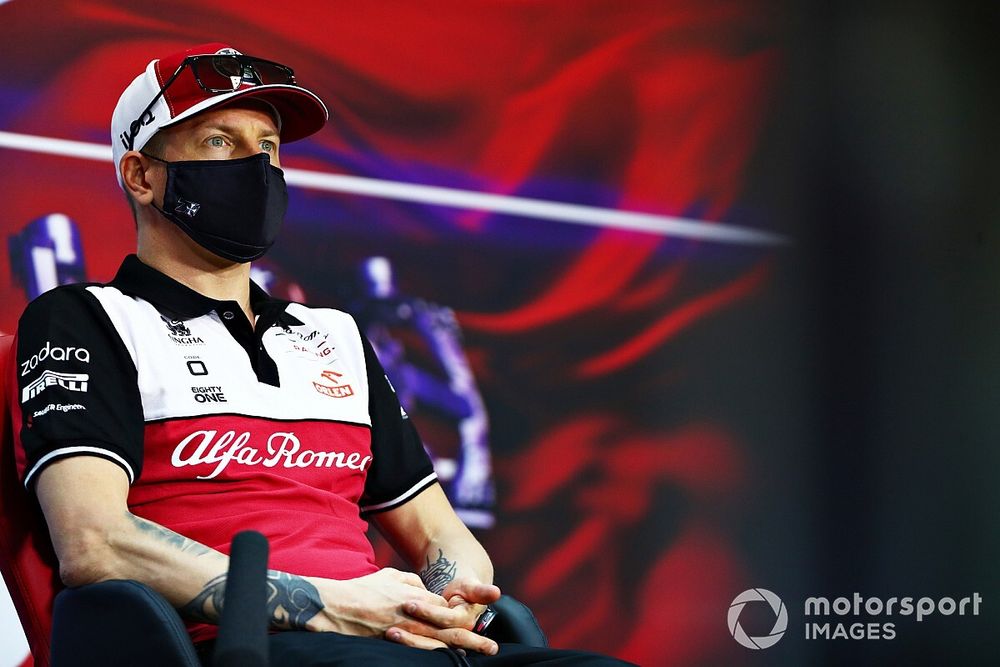 Kimi Raikkonen, Alfa Romeo Racing, in the press conference