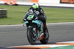 Un nuevo problema con los Michelin le costó la carrera a Morbidelli en Valencia