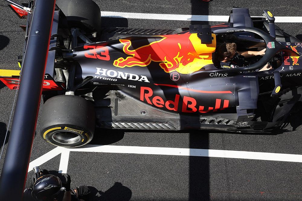 Red Bull Racing RB16 rear detail