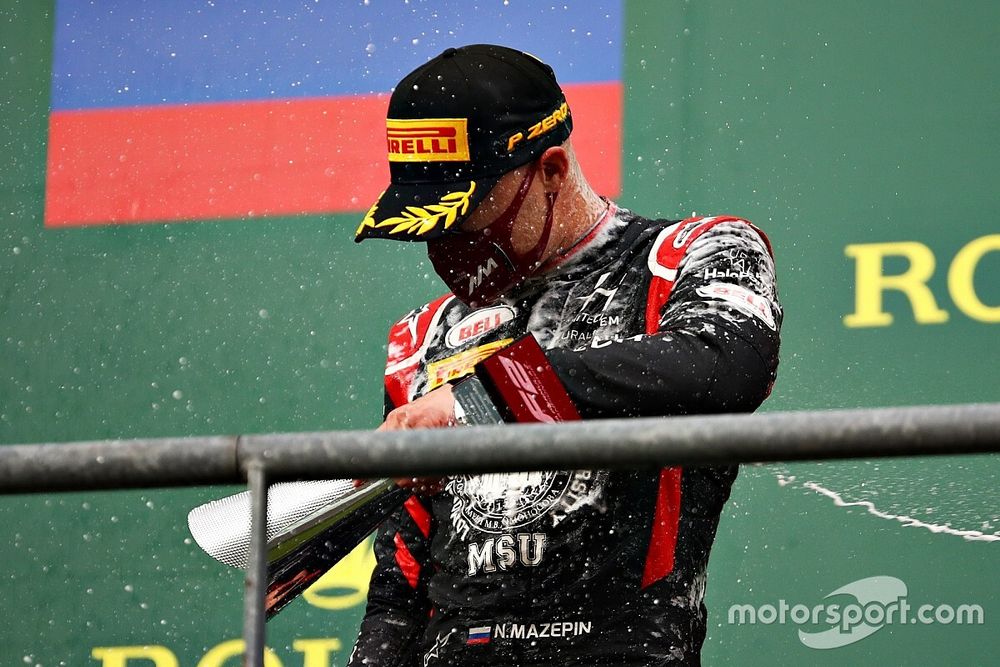Mazepin investigated for hitting pitboard after losing win