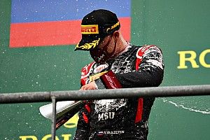 Mazepin investigated for hitting pitboard after losing win
