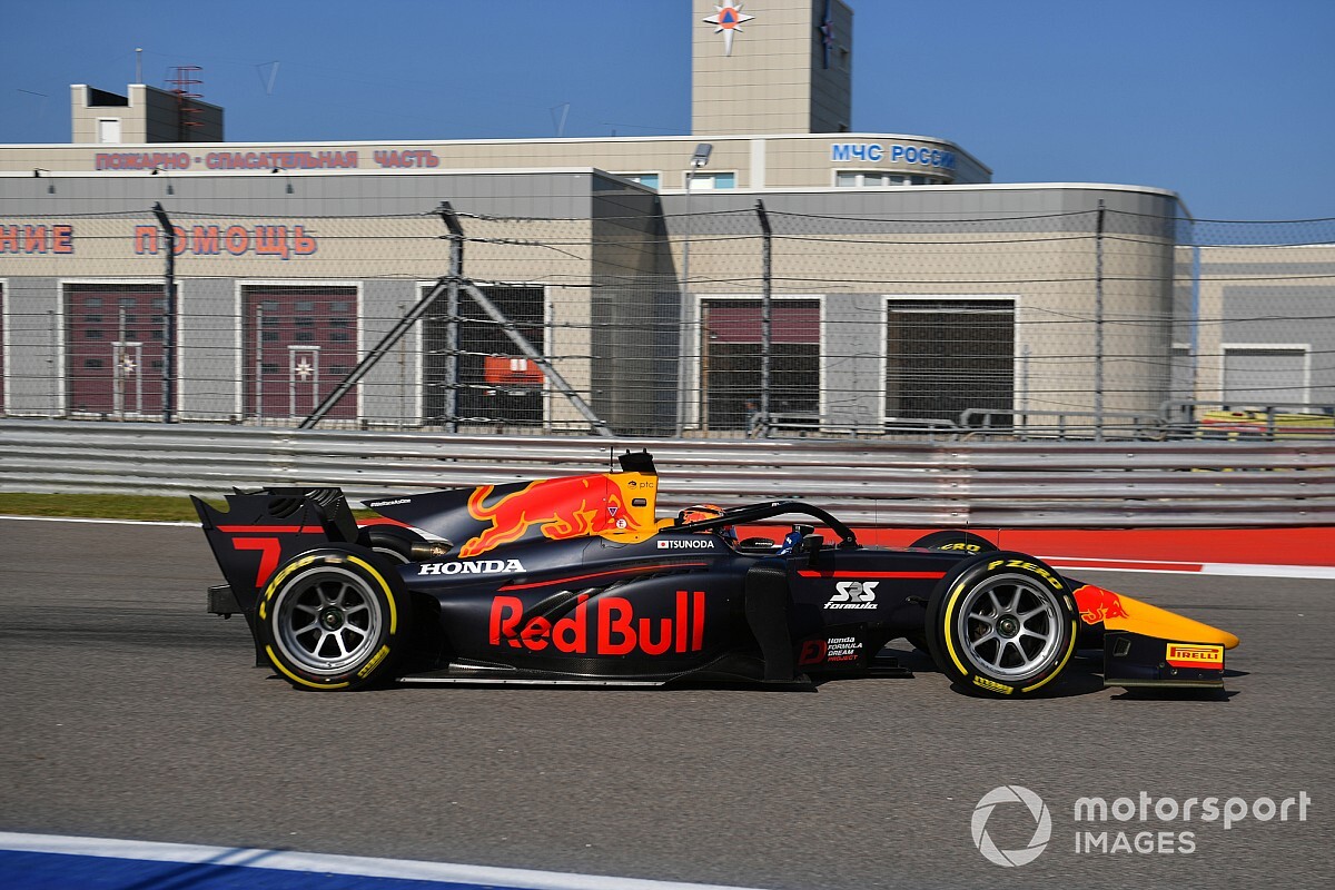 F2, Sochi: dominio Carlin con Tsunoda in pole. Schumacher terzo