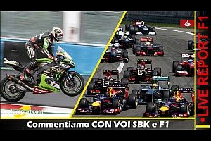REPORT LIVE: commentiamo CON VOI F1 e SBK