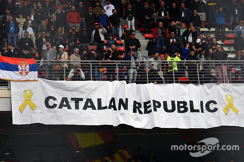 Politikai vita keveredett a Spanyol Nagydíj rajtceremóniájából