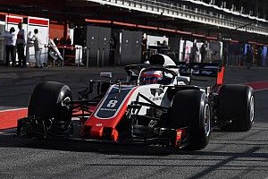 Test Barcellona, Giorno 1, Ore 11: Grosjean al top con le hypersoft