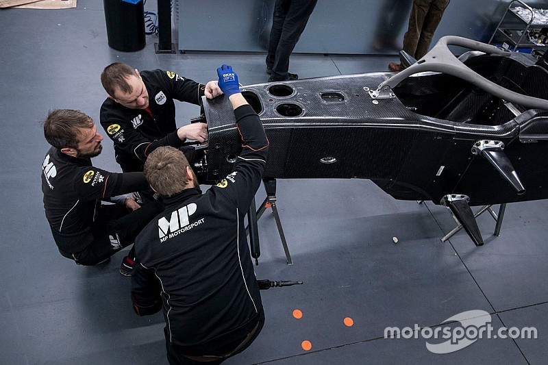 La nouvelle F2 aperçue à l'atelier MP Motorsport