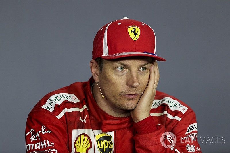 Kimi Raikkonen, Ferrari in the Press Conference