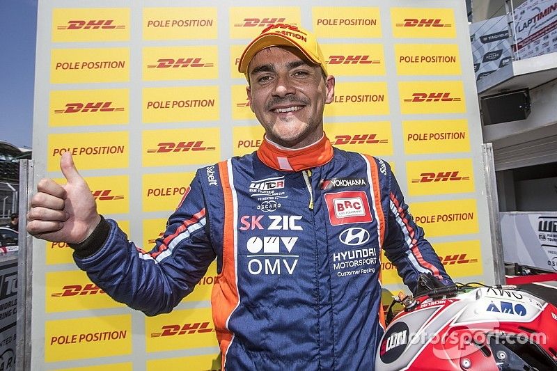 Pole position de Norbert Michelisz, BRC Racing Team Hyundai i30 N TCR