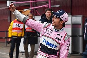 Sergio Pérez probará el VJM11 el jueves