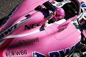 GALERI: Aksi mobil Force India VJM11 di tes F1 Barcelona