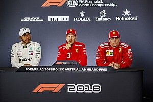 Las palabras entre Hamilton y Vettel solo fueron broma