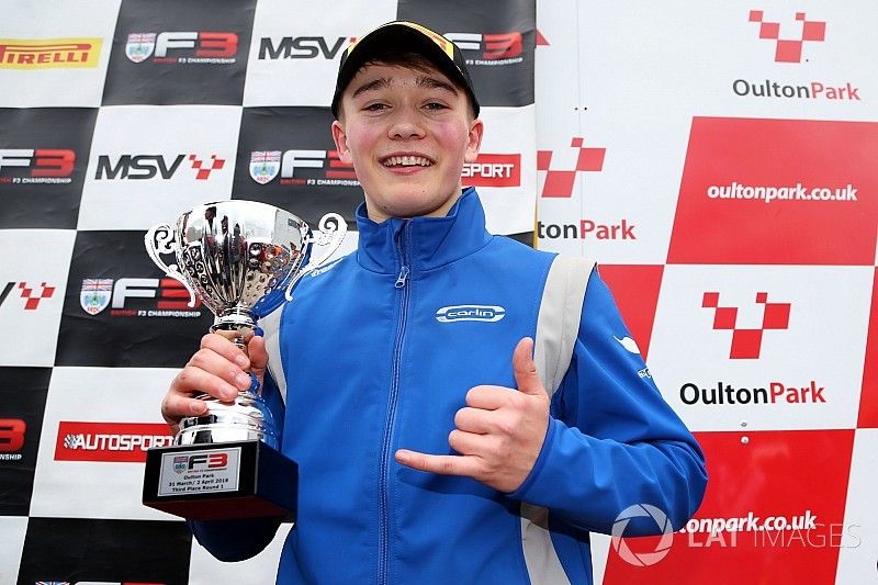 3. Billy Monger, Carlin