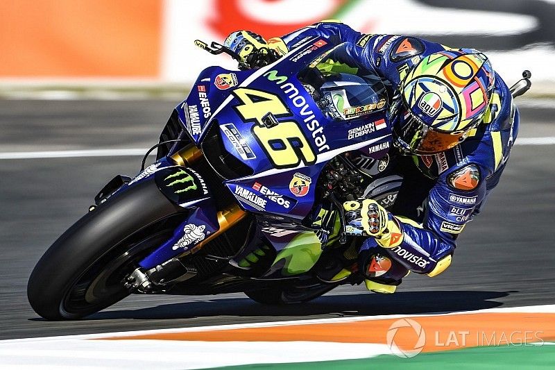 Rossi se vio afectado por el bajo agarre del circuito